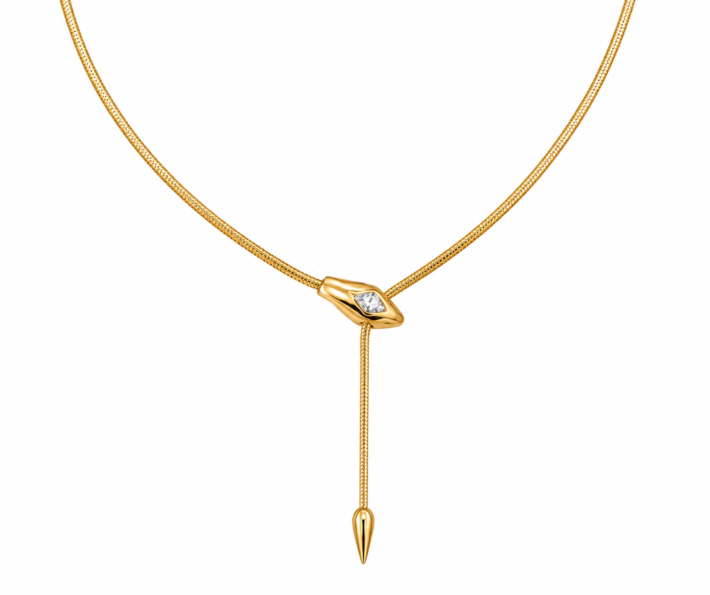Daisy Allure™Celestial Drop Necklace Elegant Y-necklace design  Sparkling crystal accents Lightweight and comfortable for everyday wear